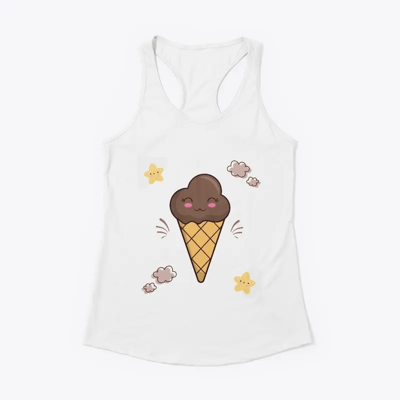 ICE CREAM - Women's Racerback Tank